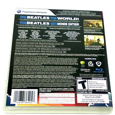 The Beatles Rock Band For Playstation 3 Pjs Games