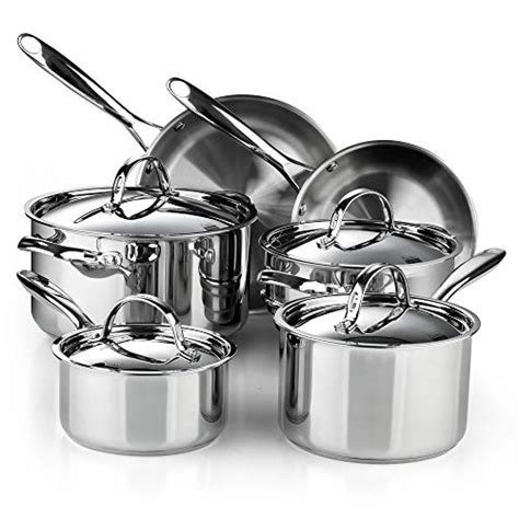 Cooks Standard Classic Stainless Steel Cookware Set Pieces Silver Must Haves At Home