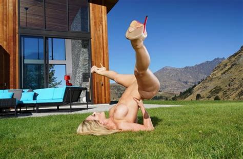 Cherie Deville Nude Against The Backdrop Of A Stunning Landscape Photos The Fappening