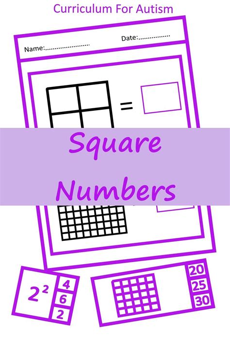 27 Square Numbers Worksheet Kids Worksheets