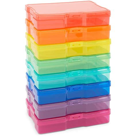 17 Pcs Plastic Photo Storage Box Organizer Container For 4x6 In Picture