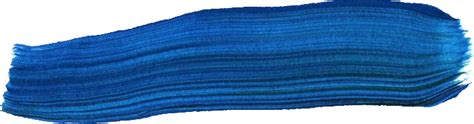7 Blue Paint Brush Stroke Png Transparent