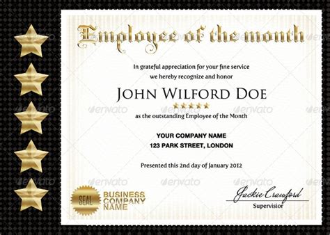 Employee of the year nomination form. 30+ Certification Templates & Examples in MS Word | PSD ...