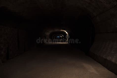 Dark Underground Corridor Stock Image Image Of Tunnel 122053837