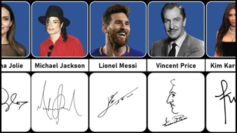 Coolest Signatures Of Famous People Youtube