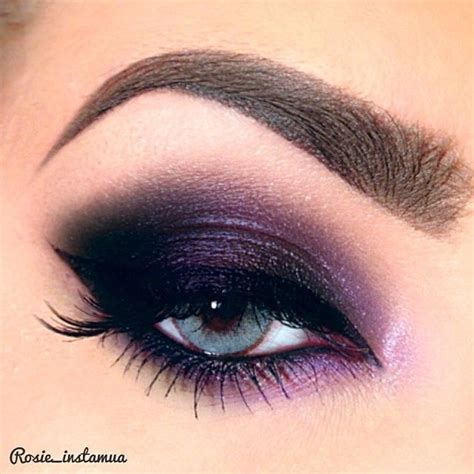 Purple Eye Makeup By Rosieinstamua Using Motives Mineral
