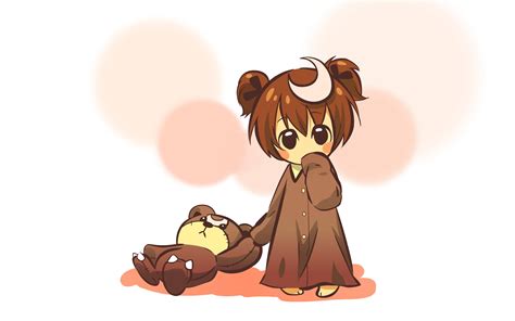 Anime Gambar Lucu Anime Character With Teddy Bear 2857721 Hd
