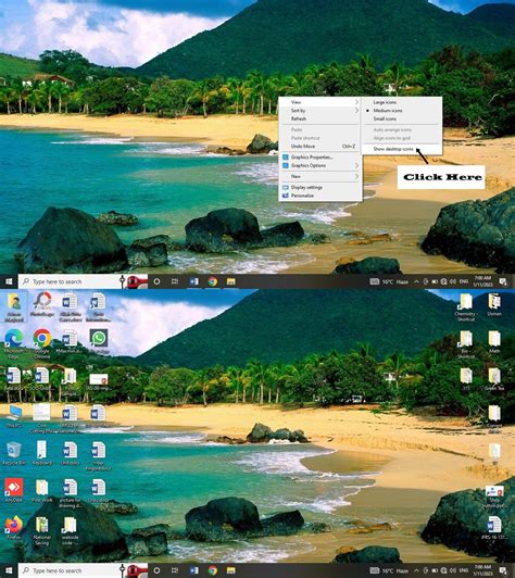 How To Hide And Unhide Desktop Icons And Folders On Windows