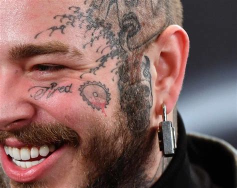 A Guide To Post Malone S Tattoos And What They Mean