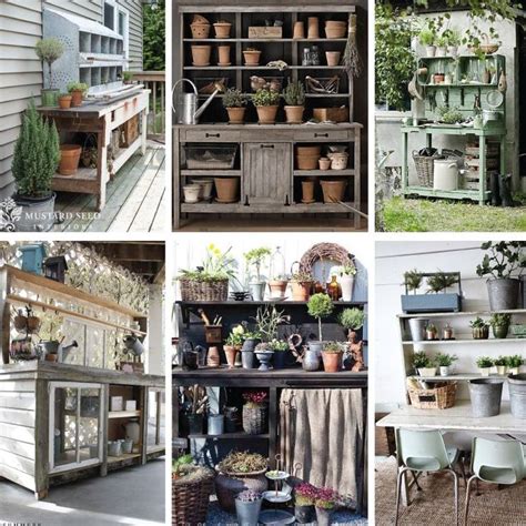 12 Rustic Garden Potting Bench Ideas For Your Next Diy Project Rustic