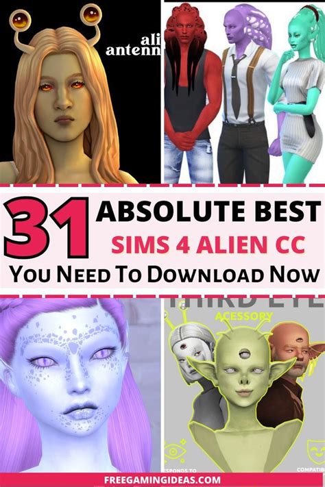 31 Absolute Best Sims 4 Alien Cc Maxis Match And Free To Download