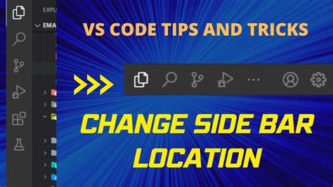 How To Change Side Bar Location In Vs Code Decrease Font Size