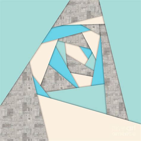Geometric Shapes Abstract Digital Art By Phil Perkins