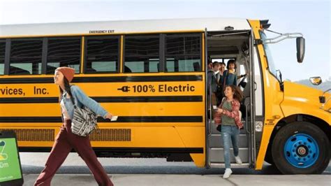 The First Electric School Bus Fleet In The Us Will Also Power Homes
