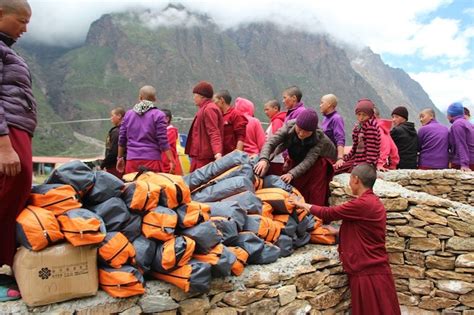 new photo gallery of the nepal earthquake recovery fpmt