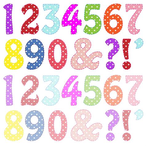 Colorful Numbers Clipart Free Stock Photo Public Domain Pictures