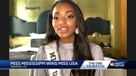 miss mississippi speaks on usa win youtube