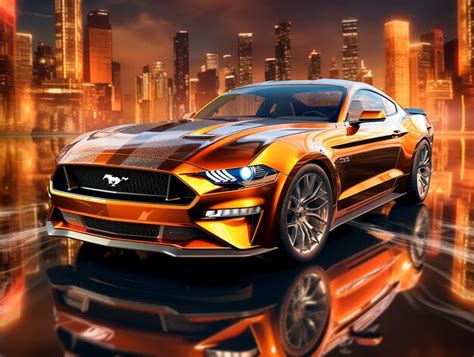 Premium Photo Ford Mustang Exhibition