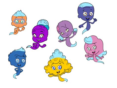 Bubble Guppies As Ghosts By Mixelsarecool On Deviantart