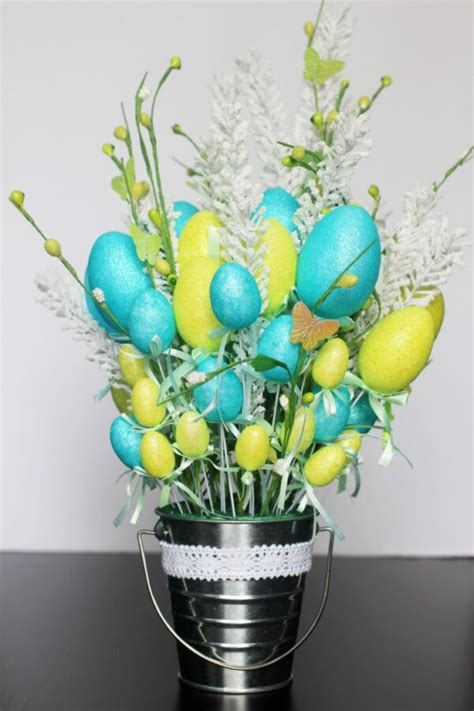 Easy Easter Egg Flower Arrangement Frugal Mom Eh