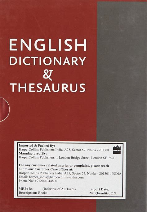 Collins English Dictionary and Thesaurus Boxed Set: Buy Collins English ...