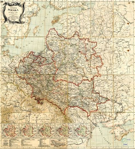 Old Poland Map Ancient Maps Germany Map