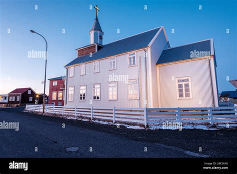 Stokkseyri Village Iceland Stock Photo Alamy