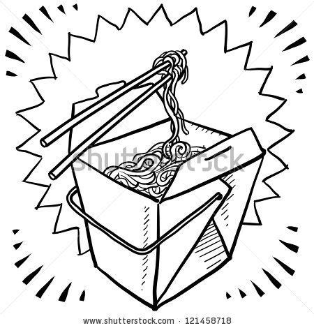 Favorite add to donut coloring page, food coloring page, instant download niblab $ 1.50. Doodle style Chinese food takeout boxes with chopsticks ...