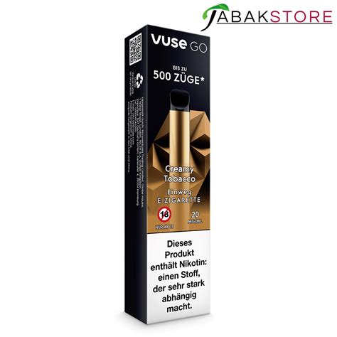 Vuse GO Creamy Tobacco mg ml günstig online kaufen