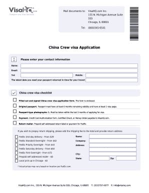 Original and photocopy of the visa application for study in china (application form jw201 or jw202) sent by the competent authorities in china. China visa application form online