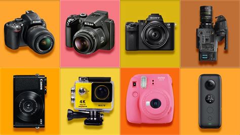 Different Types Of Cameras Dslr Mirrorless Point And Shoot 360