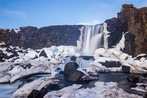 Oxararfoss Waterfall Photo Spot Iceland