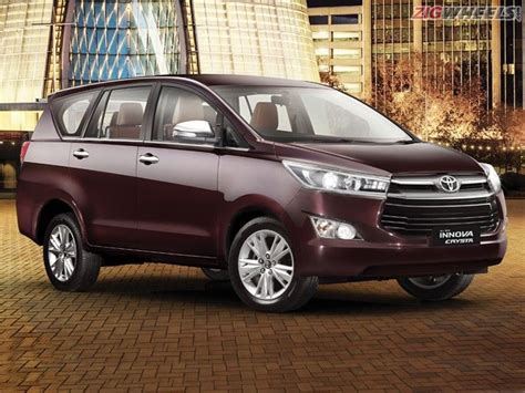 Toyota Innova Crysta Petrol Launched At Rs 1372 Lakh Zigwheels
