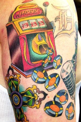 Slot Machine Tattoo Drawing Right Guy Weblog Pictures Gallery