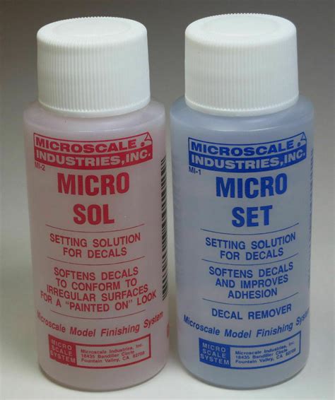 Microscale Mi1 Mi2 Microset Microsol Micro Set Sol One Of Each Decal