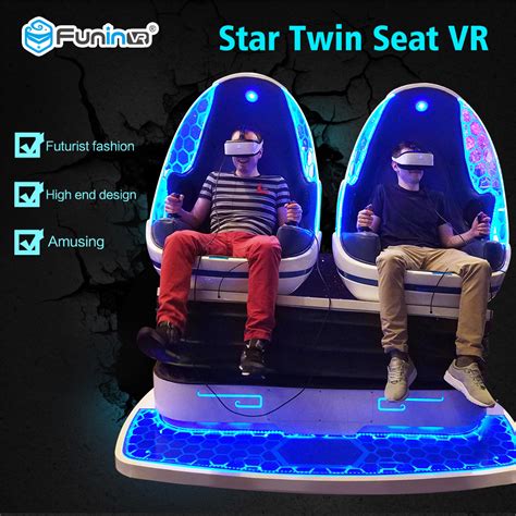 Two Seats Egg Chair 9d Virtual Reality Cinema Simulator China Virtual