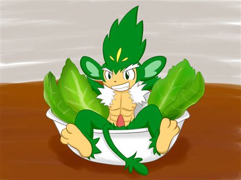 Rule 34 Abs Anthro Bowl Color Fur Furry Lettuce Male