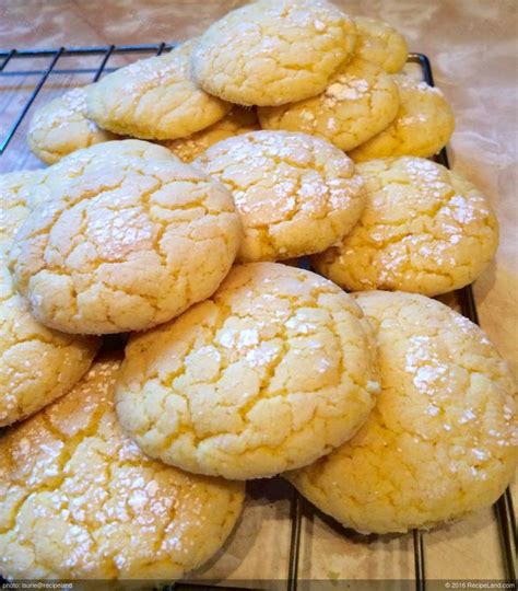 These vegan christmas cookies are perfect for gifting or for guests, and include dietary options. Lemon Crinkle Cookies Recipe | RecipeLand.com