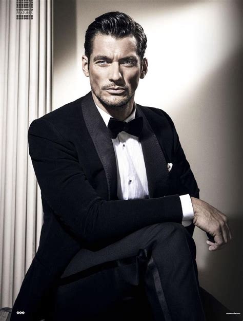 Black Tie Tuxedo David Gandy Male Models Mens Suits Tuxedos Timeless Actors Pure Products
