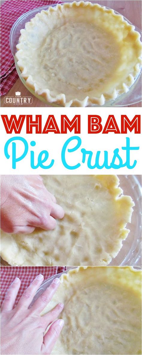 Wham Bam Pie Crust
