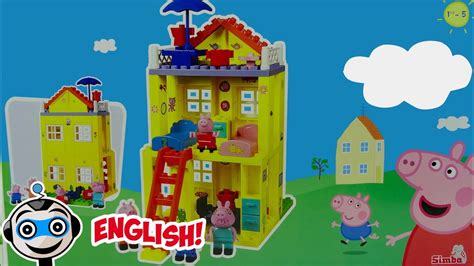 Peppa Pigs House Building Blocks Toy Youtube