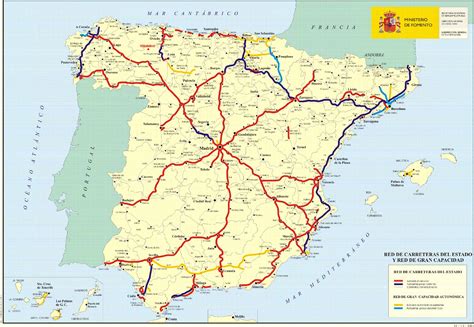 Red De Carreteras De España Turismo Por España