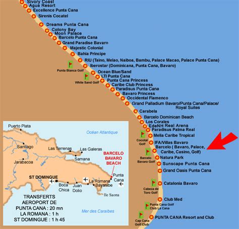 Map Of Punta Cana Resorts Maping Resources