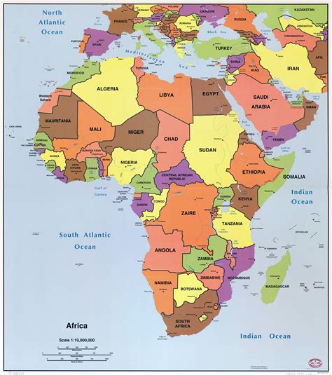 Pics Photos Large Map Of Africa