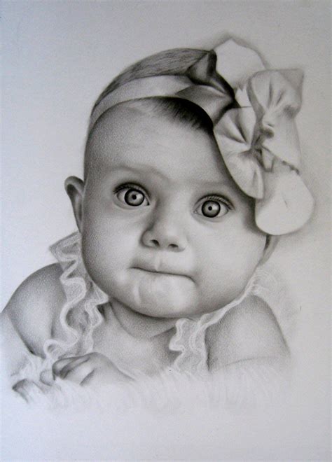 Realistic Cute Baby Drawing Easy