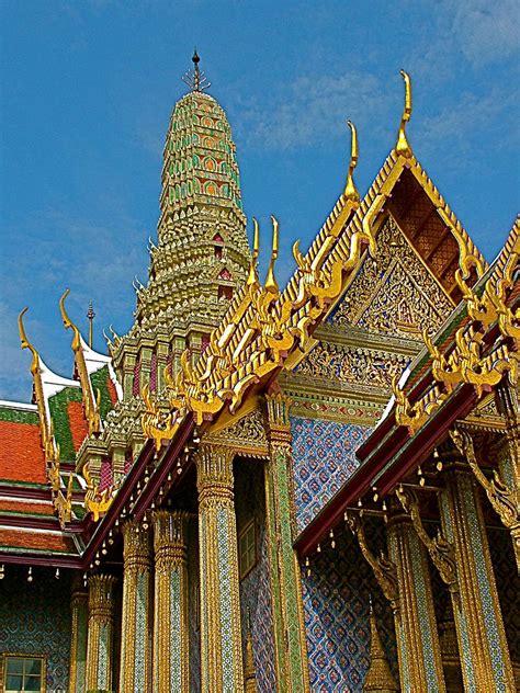 Thai Khmer Pagoda At Grand Palace Of Thailand In Bangkok Photograph By