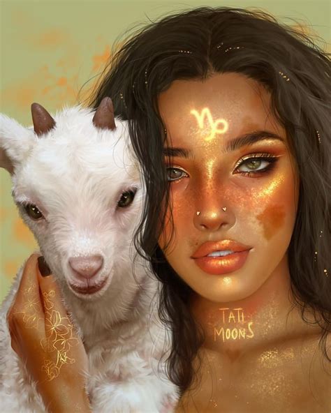 Tatimoons On Instagram My Capricorn Painting ♑️ Is Capricorn The