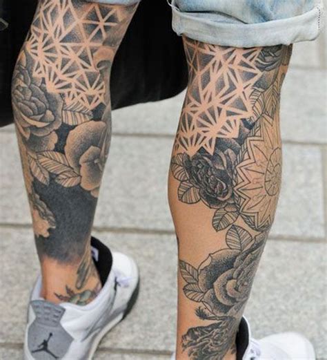 Half Sleeve Leg Tattoos Best Leg Tattoos For Men Cool Lower Upper