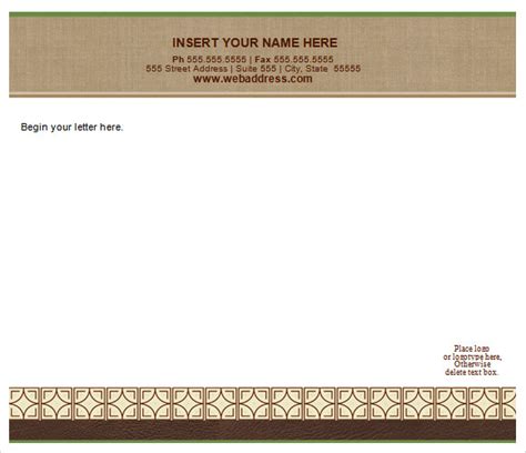 Students will learn to create a basic letterhead. 7 Sample Legal Letterhead Templates to Download | Sample ...
