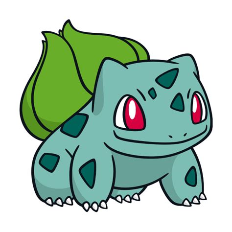 Réaliser un dessin de pokémon. Stickers et autocollant Bulbizarre pokemon 001
